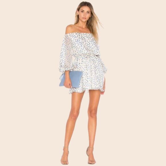 Lovers + Friends Dresses & Skirts - Lovers + Friends World Traveler Mini Dress Size XS in Speckled Ocean